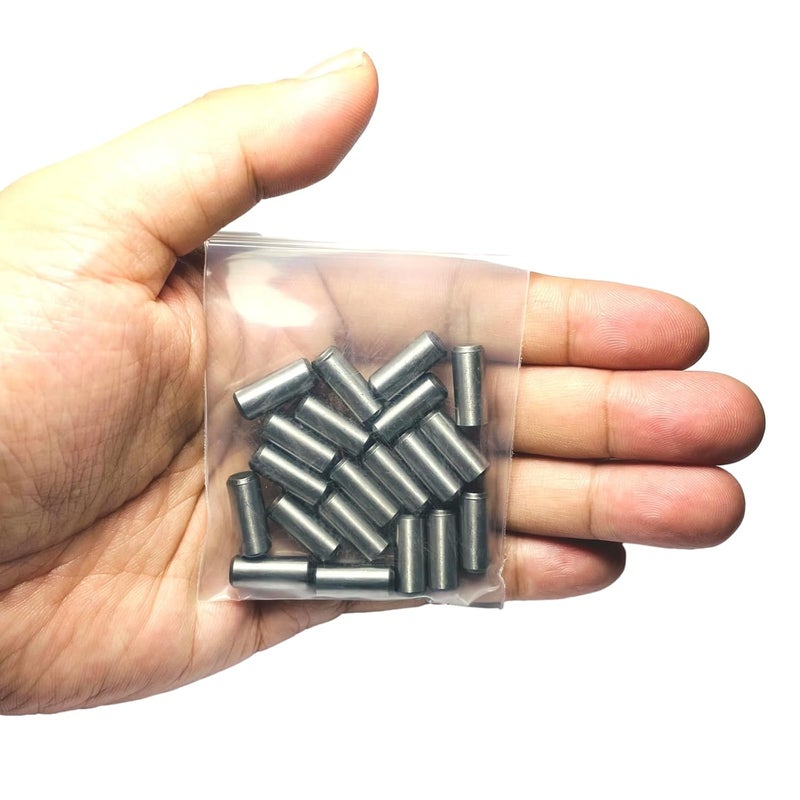 ZDingTech 20pcs 1/4 x 5/8 Dowel Pins,1/4 inch x 5/8 inch Metal Dowel pins Shelf Pegs 1/4,Support Shelves,Bearings Alloy Steel Wood Bunk Bed pegs - Image 5